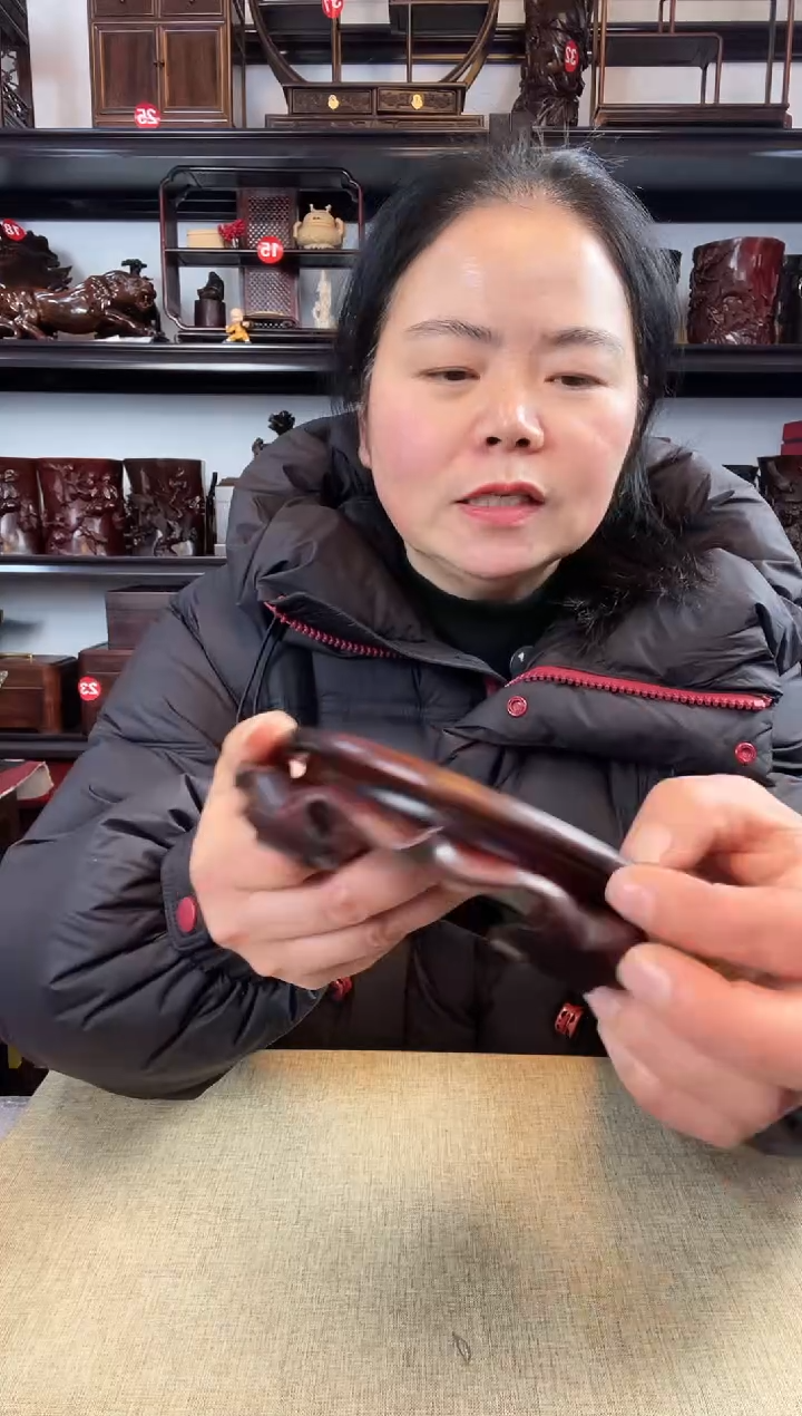 木老李红木工艺品322瑕疵