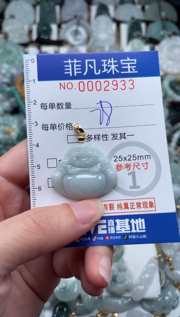 翡翠未镶嵌颈饰00..2933