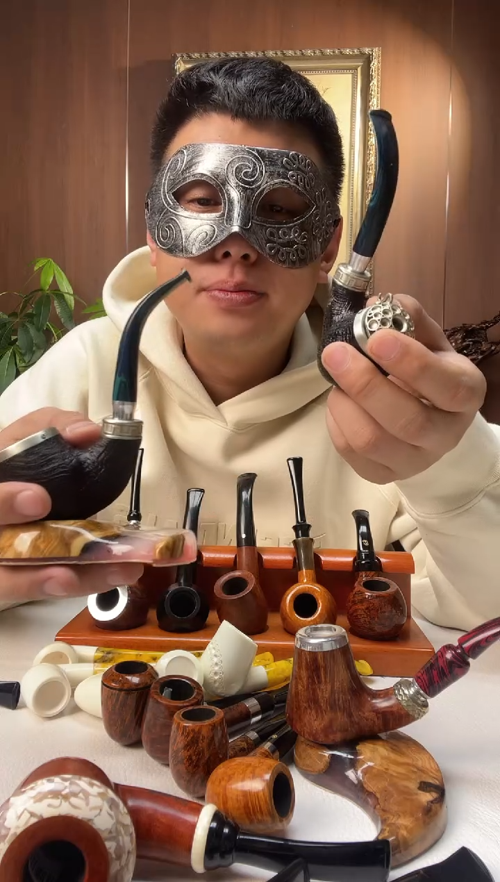 石楠木纯手工意大利石楠木烟斗