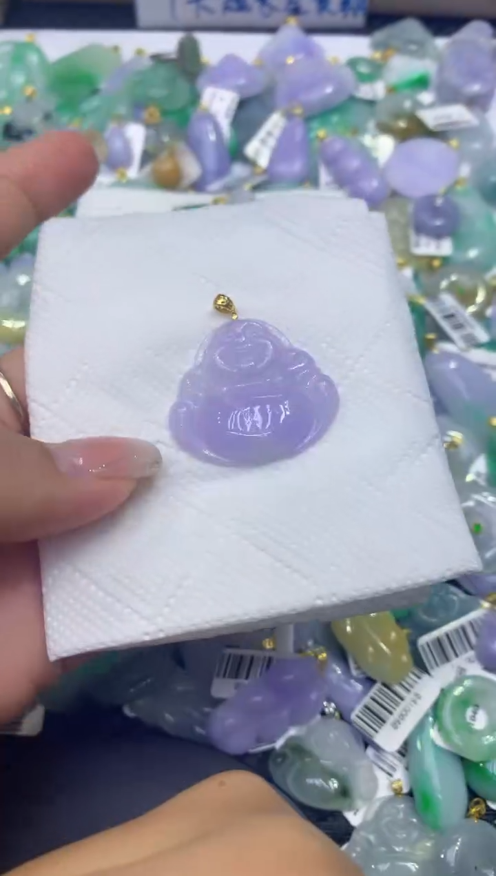 颈饰未镶嵌翡翠天然缅甸A货翡翠