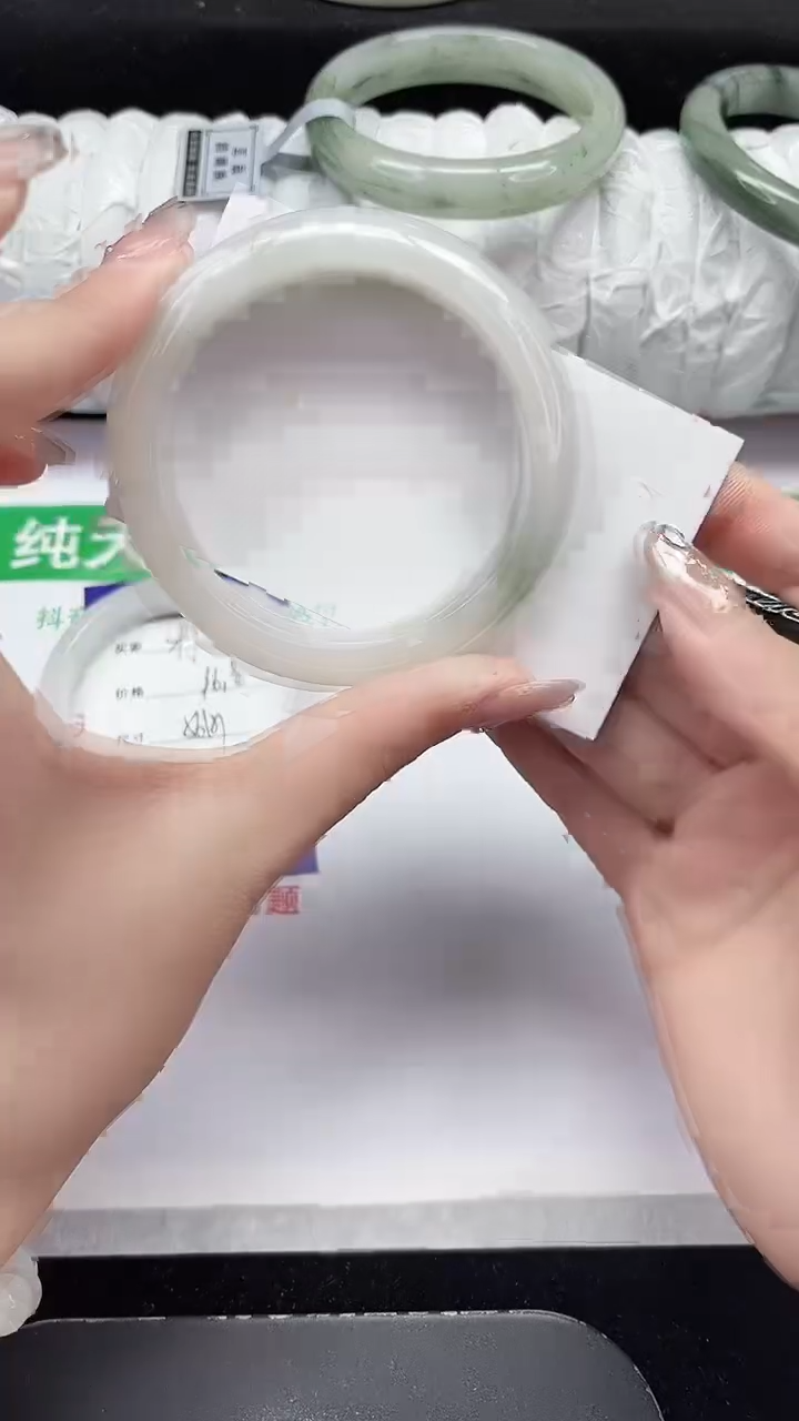 未镶嵌手镯石英质玉398-53/54