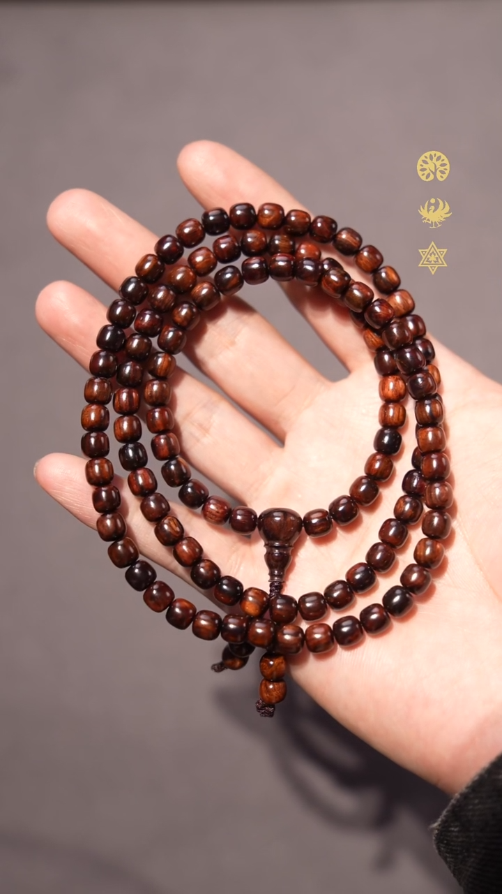 手串/手链黄花梨/降香黄檀海南黄花梨老料6x108老型珠手链