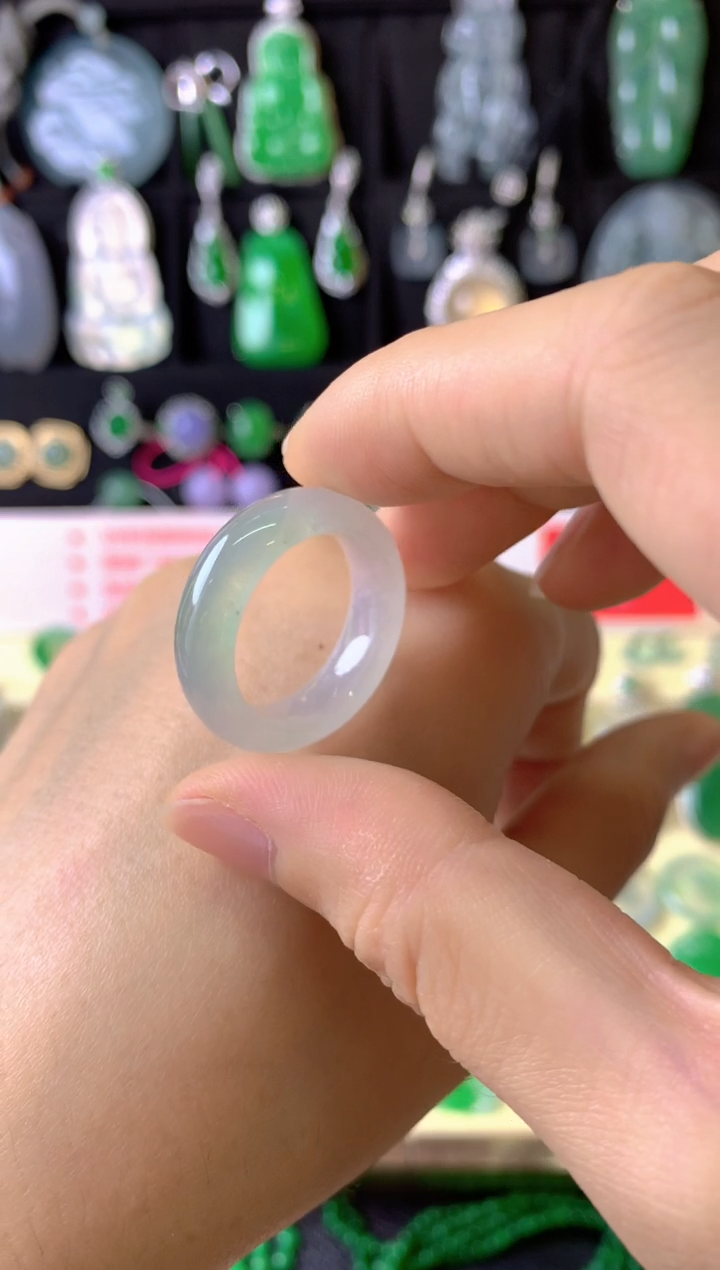 翡翠戒圈未镶嵌成品戒圈