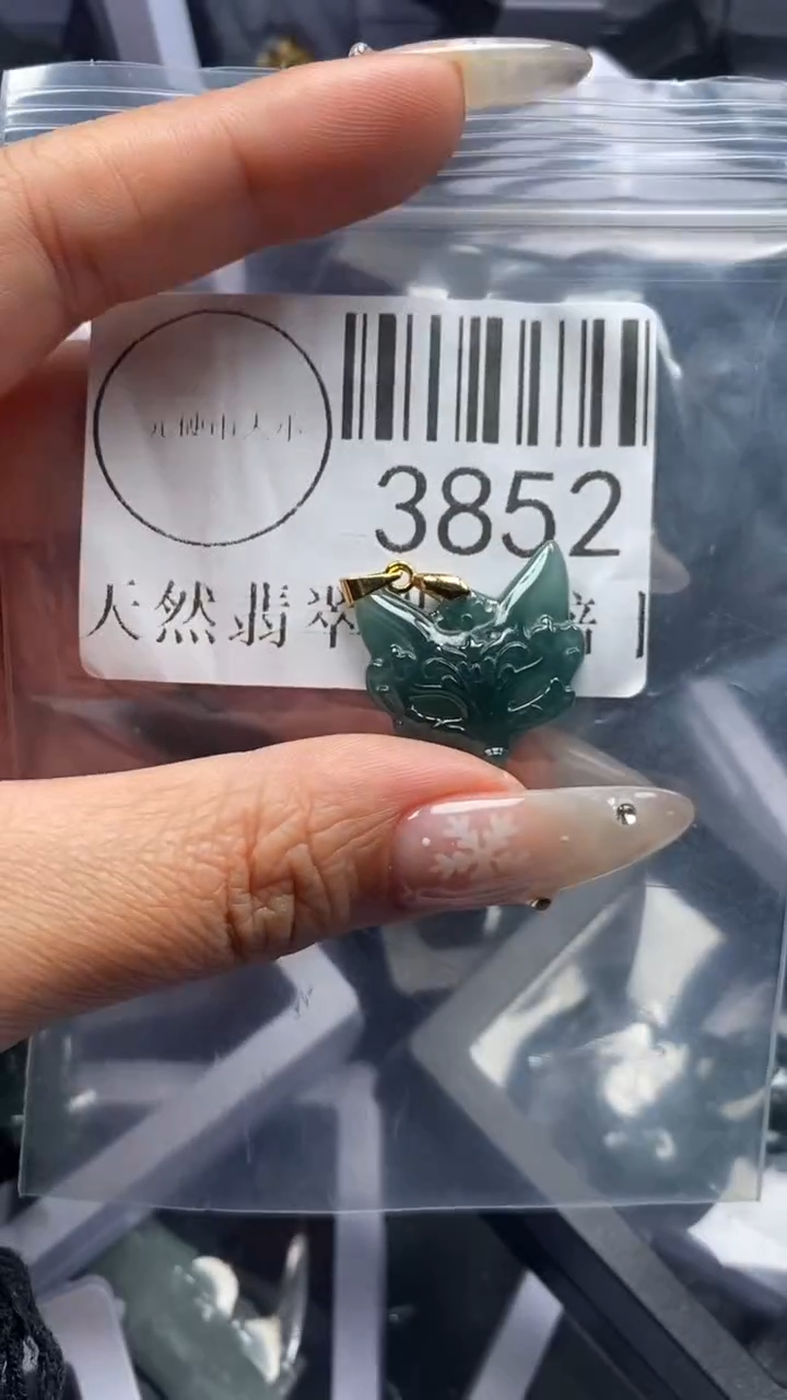 颈饰未镶嵌翡翠3852