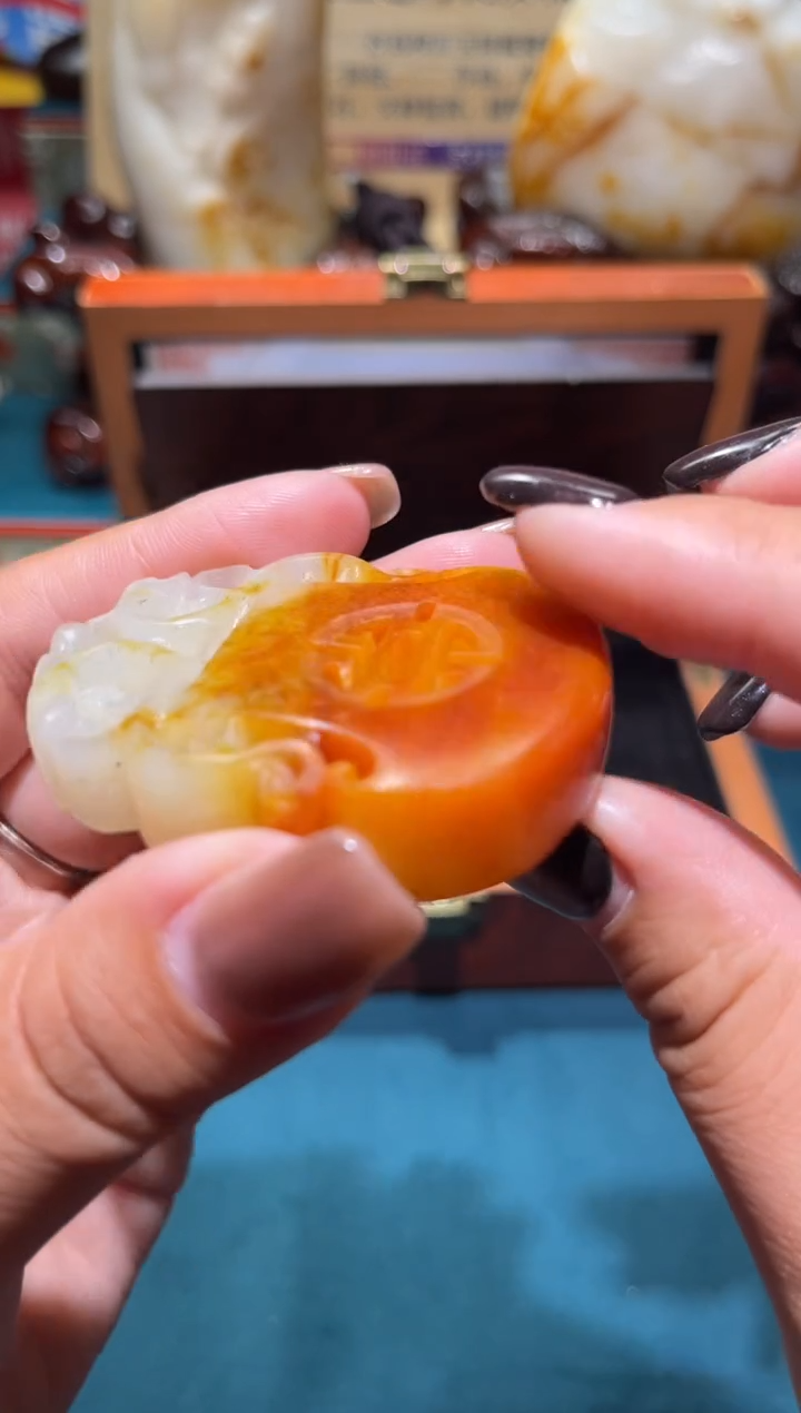 未镶嵌和田玉挂件一**凉`1400