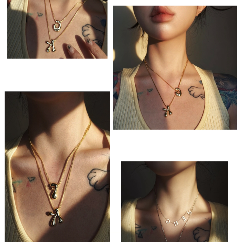 合金合成锆石项链 MLBG惊喜饰品—项链