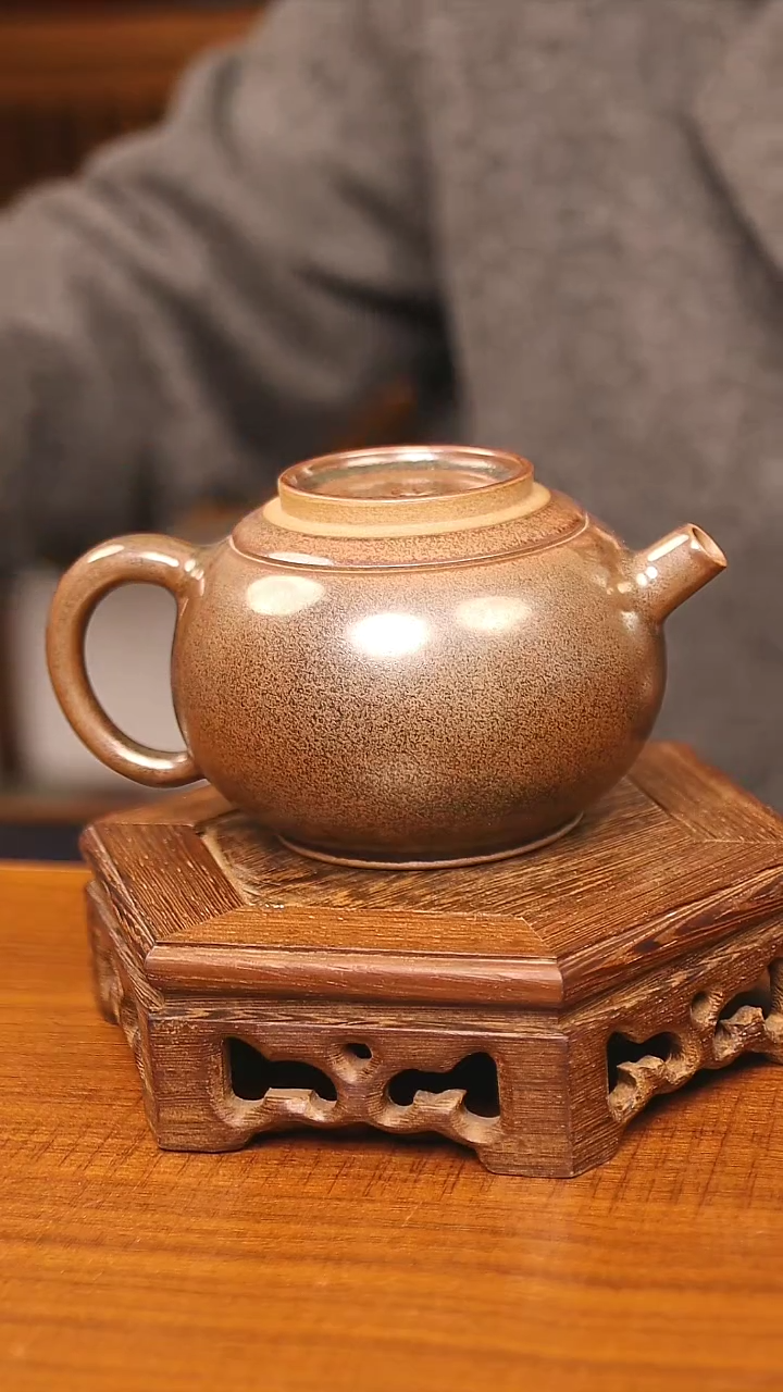 【闪购商品】瓷片钧尚源钧瓷茶器一壶四杯