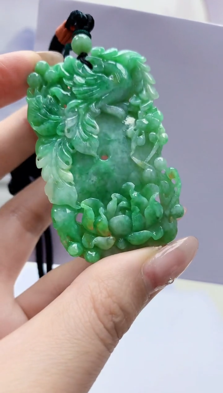 【闪购商品】定制翡翠未镶嵌5152jw-毛货挂件10