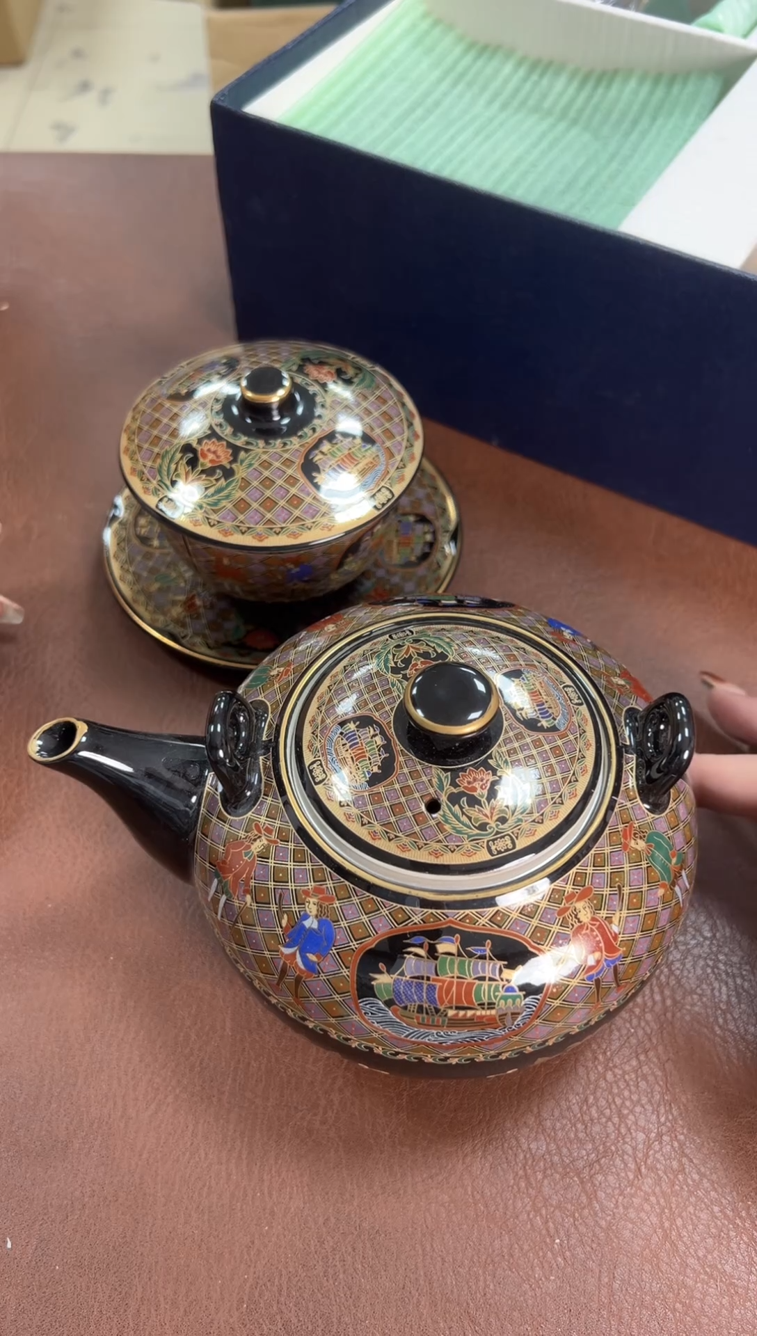 瓷片1壶5杯 瓷器瓷器瓷器瓷器