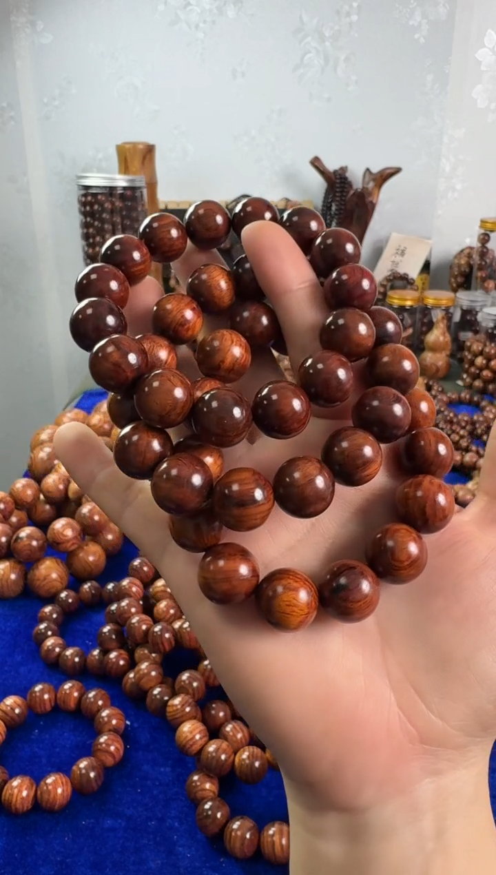 手串/手链黄花梨/降香黄檀1.5规格家具老料海黄手串