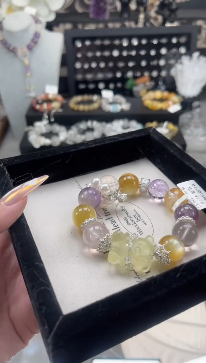 【闪购商品】水晶手链未镶嵌天然水晶 多样性发货