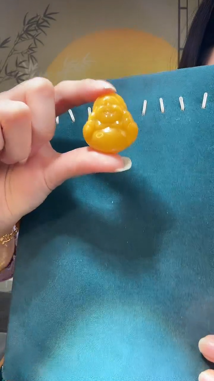 【闪购商品】琥珀裸石未镶嵌A0642天然蜜蜡绑绳