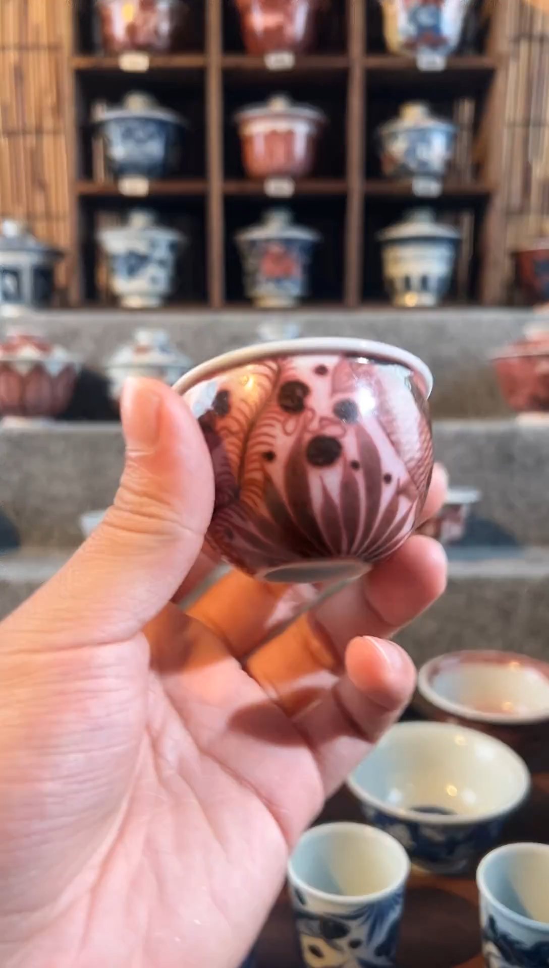 【闪购商品】天禄言瓷缸杯鱼藻