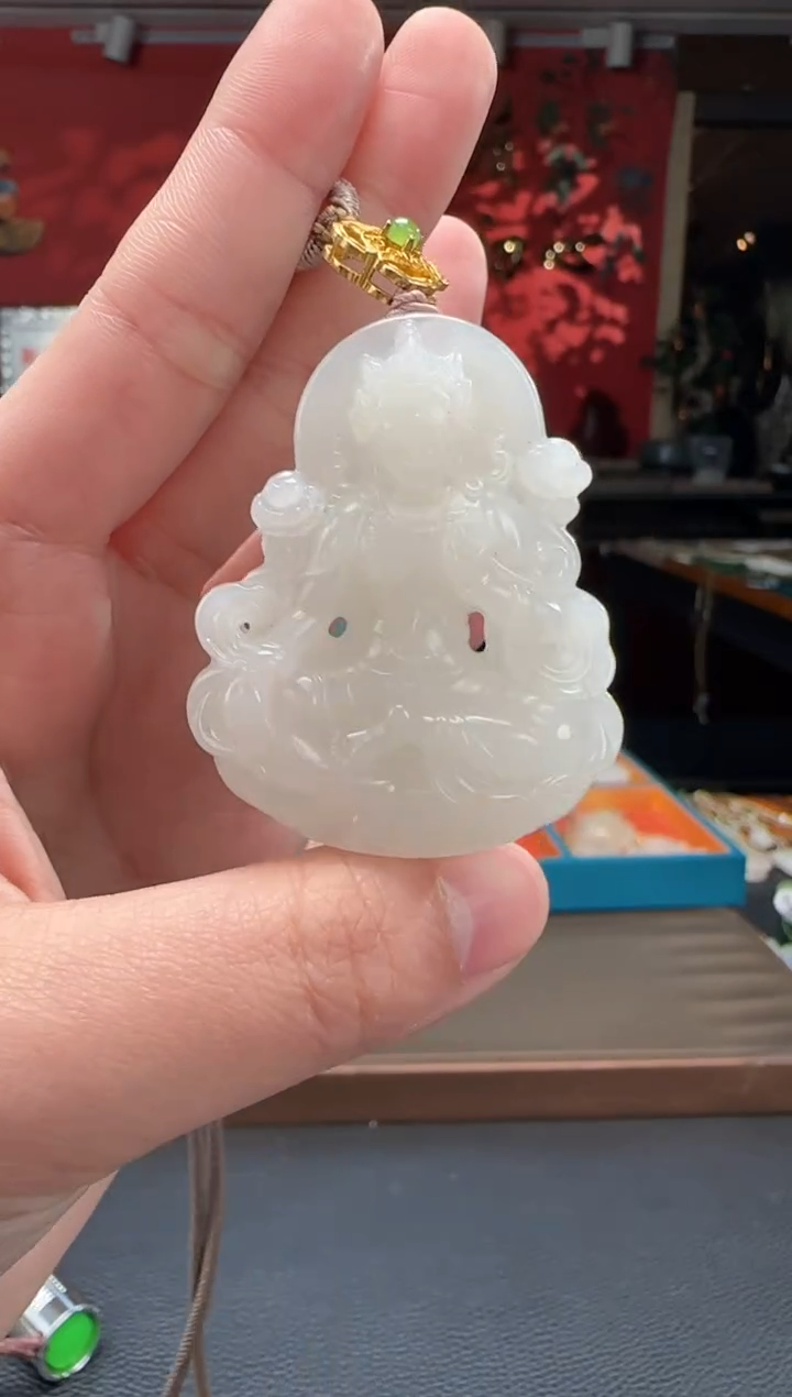 【闪购商品】和田玉颈饰未镶嵌白玉度母