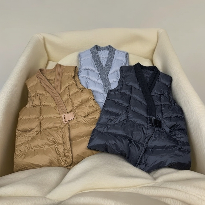 羽绒马甲秋冬马甲轻薄羽绒服设计师款5779