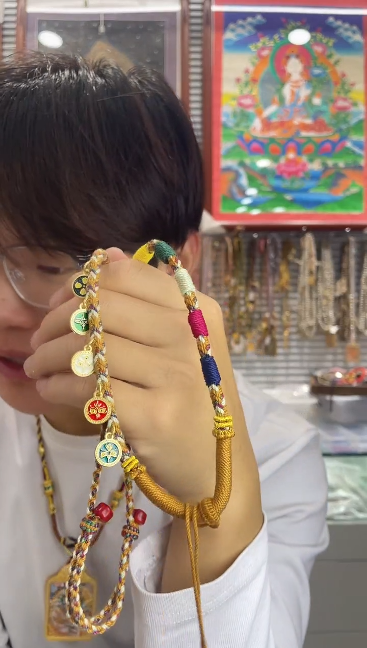 吊坠将****8纯手工编织吊坠绳（非质量问题 不退不换）