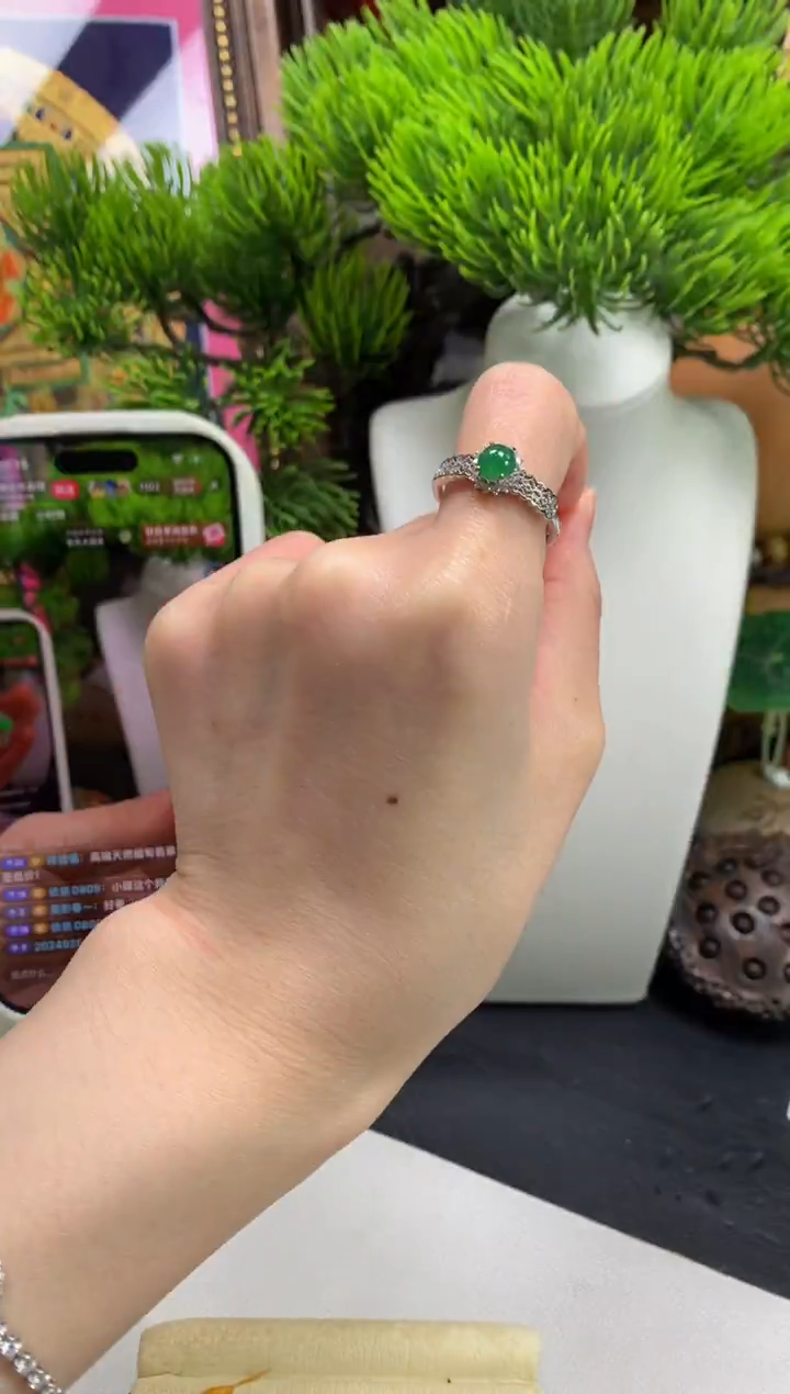 未镶嵌戒指翡翠依****9---120269