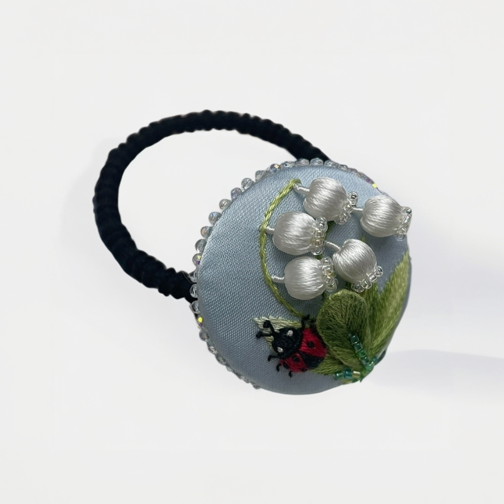 【发绳】铃兰纯手工森系发绳发圈系列轻奢头绳