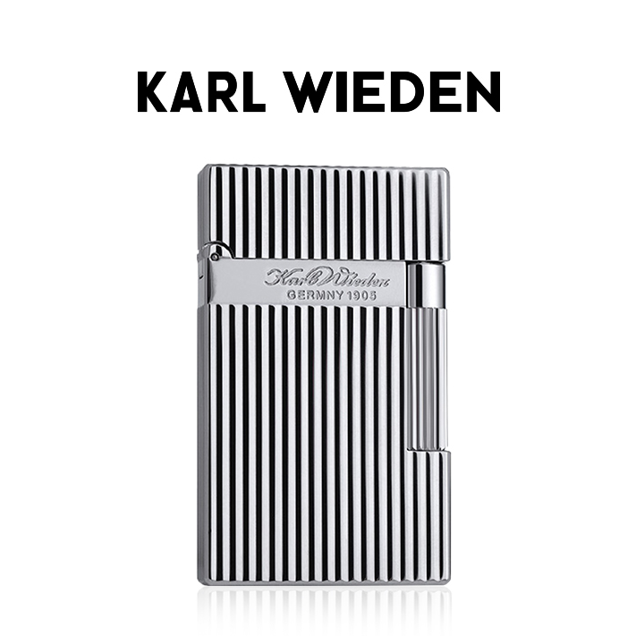 KW卡尔威登煤油打火机侧滑竖条纹个性私人定制钢音朗声创意送男友
