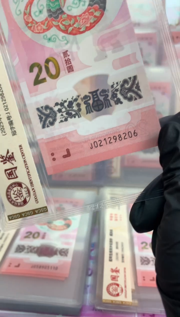 【闪购商品】塑料蛇钞 真钞【单张】8206