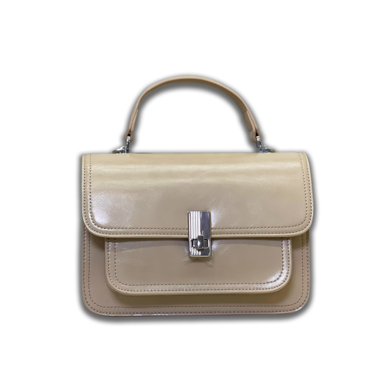 【RAIN.CUN】J-6521-燕麦杏RAIN.CUN.百搭腋下斜跨女包