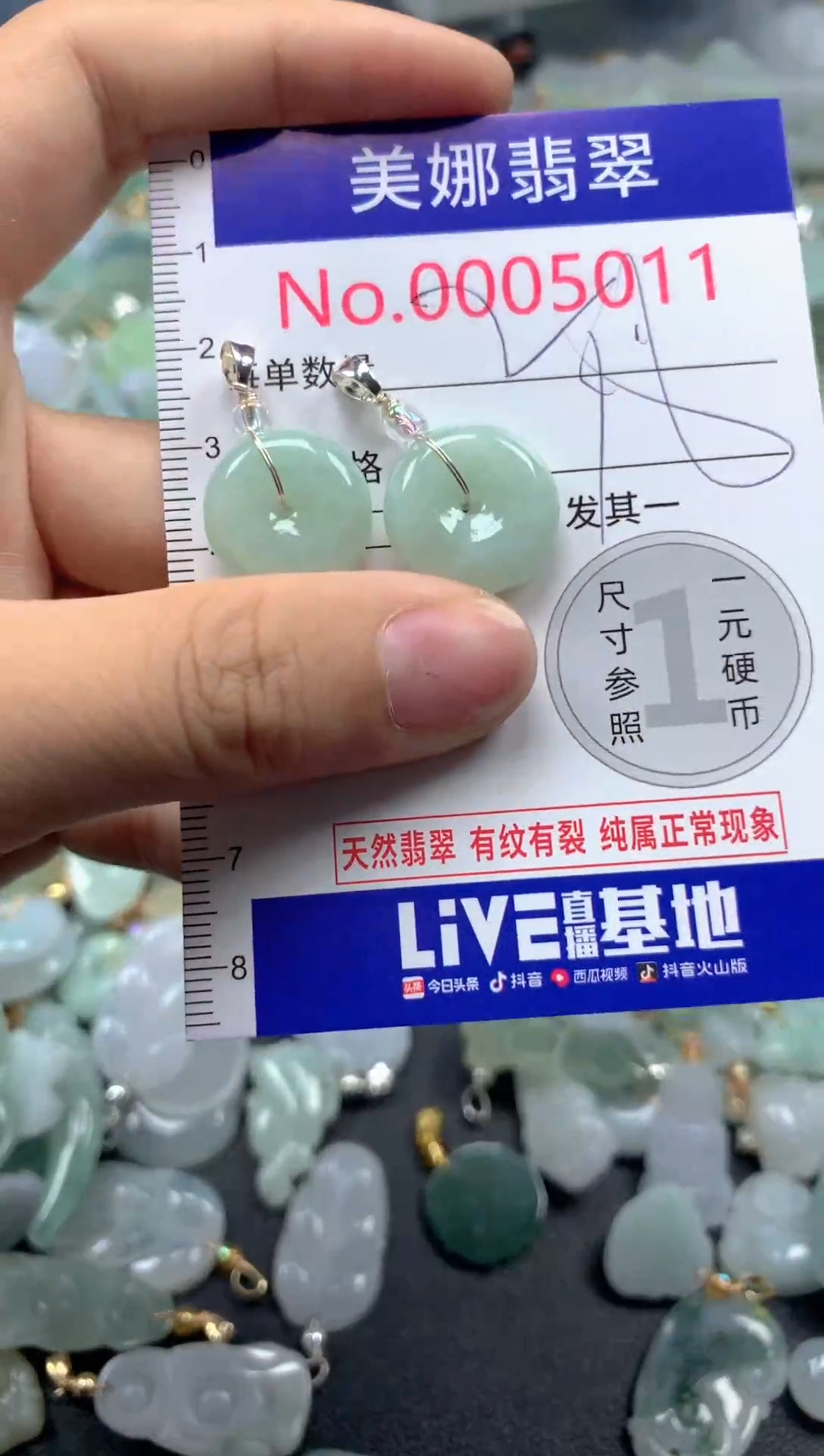 颈饰未镶嵌翡翠5011