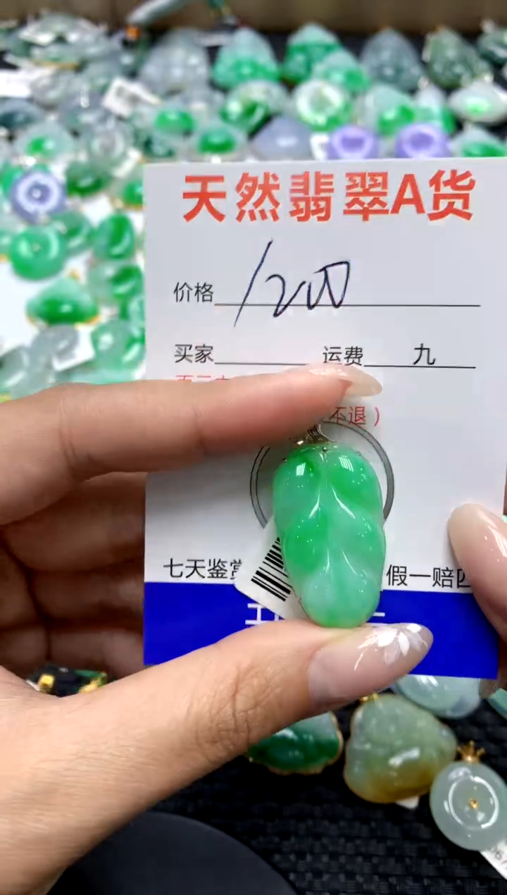 【闪购商品】翡翠颈饰18K金镶嵌111111111111