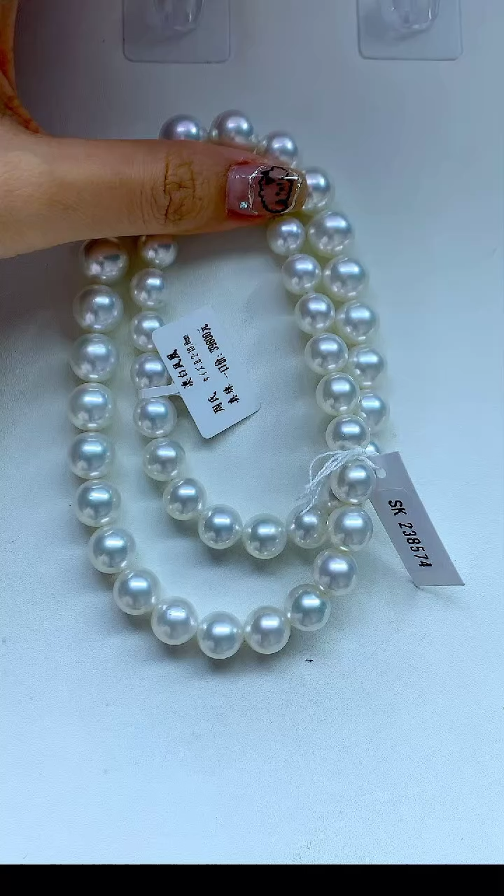 海水珍珠未镶嵌颈饰澳白凤凰8.2-10.8MM