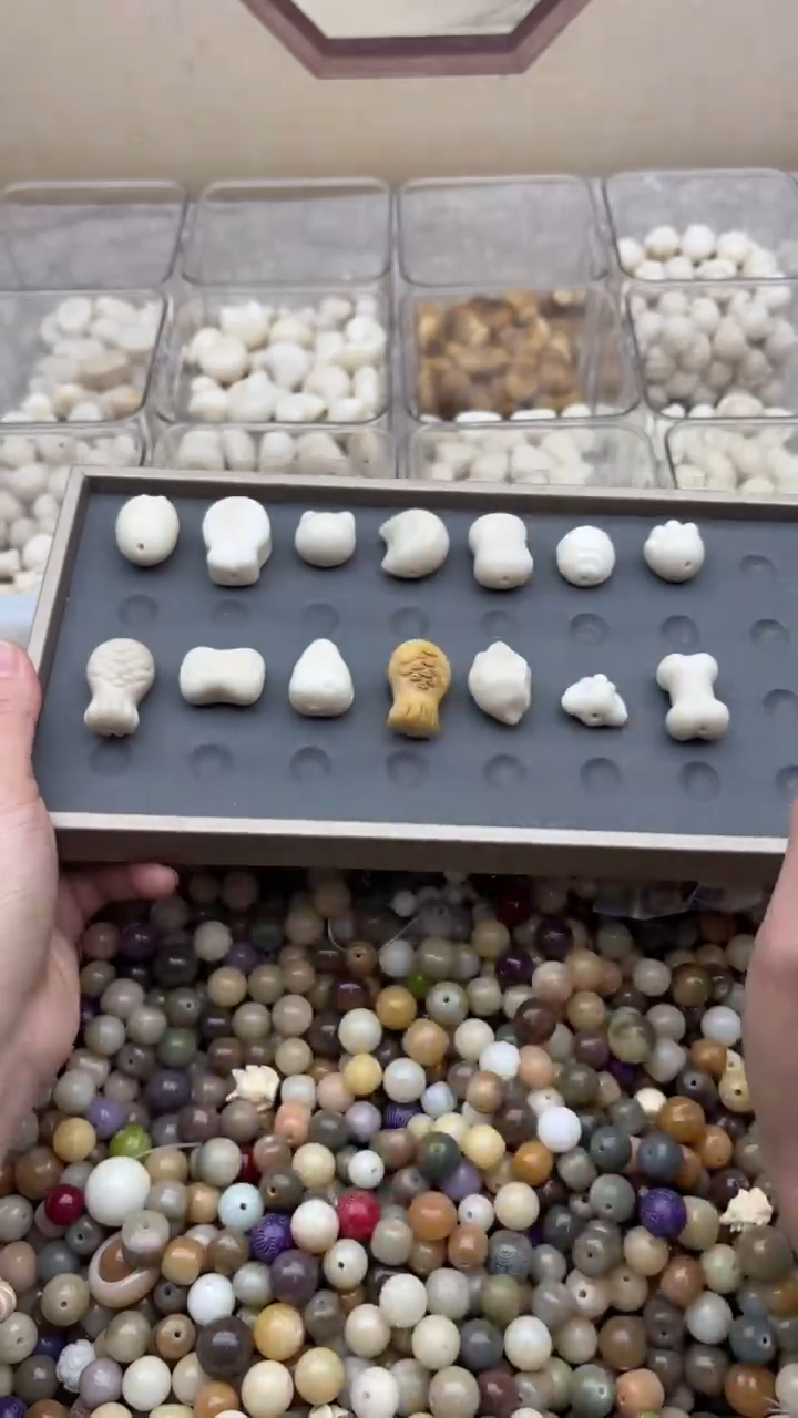 【闪购商品】白玉菩提手串象牙果配件3颗