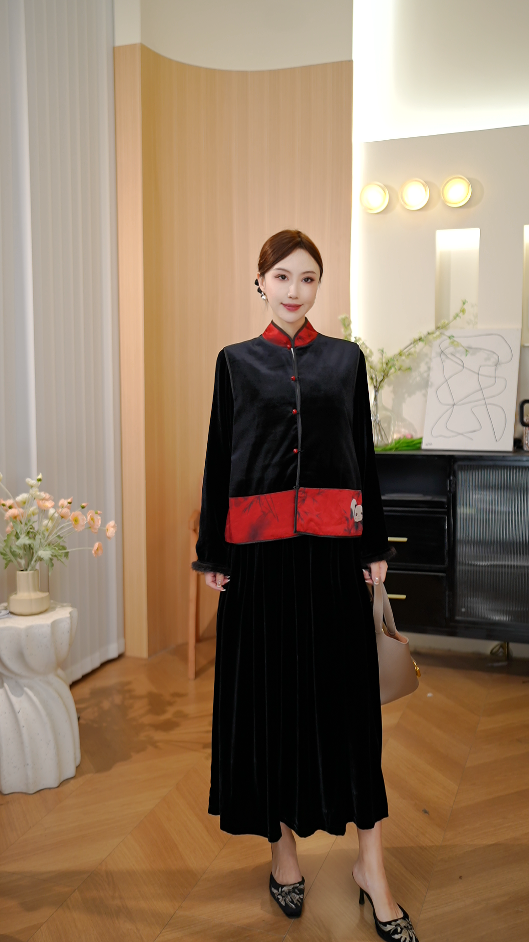 【DuShang】冬季轻奢桑蚕丝丝绒马甲CS