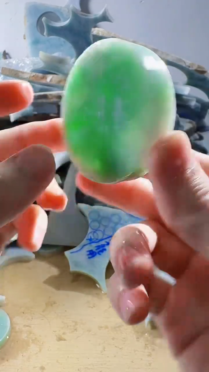 裸石翡翠天然缅甸翡翠2180