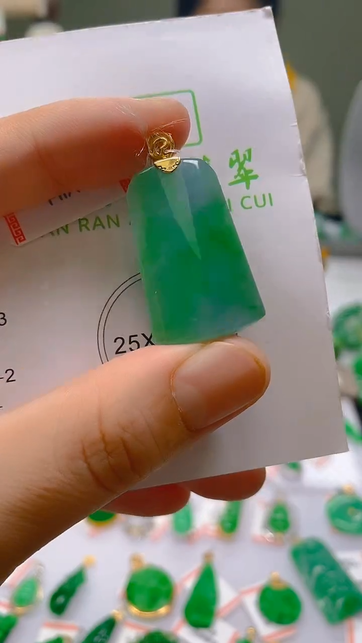 【闪购商品】翡翠颈饰18K金镶嵌新号开播，全场乱卖