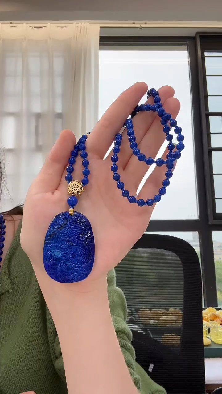 未镶嵌青金石颈饰项链