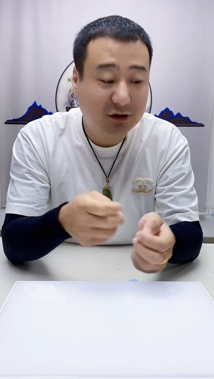 定制翡翠未镶嵌消***圈4898DD-毛货挂件