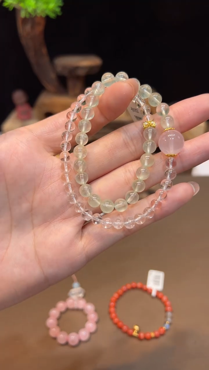 水晶手链未镶嵌手饰@@F4975