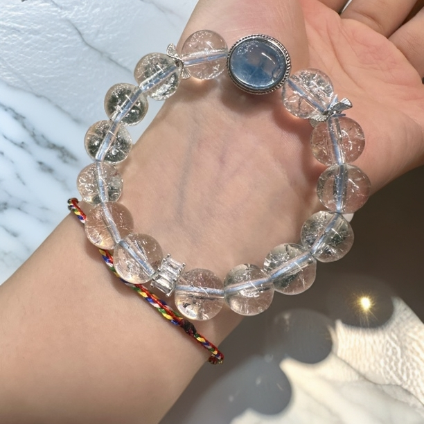 设计款喜马拉雅卡12毫米白水手串