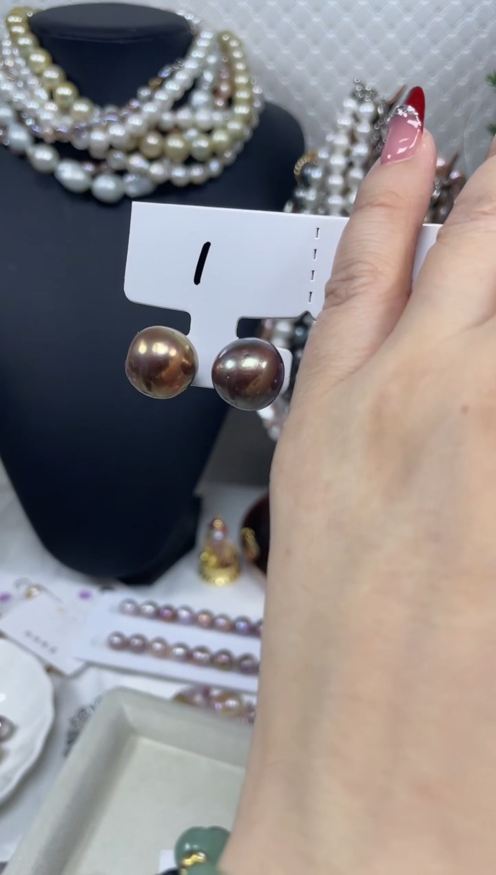 【闪购商品】淡水珍珠耳饰未镶嵌【纯恬珍珠】