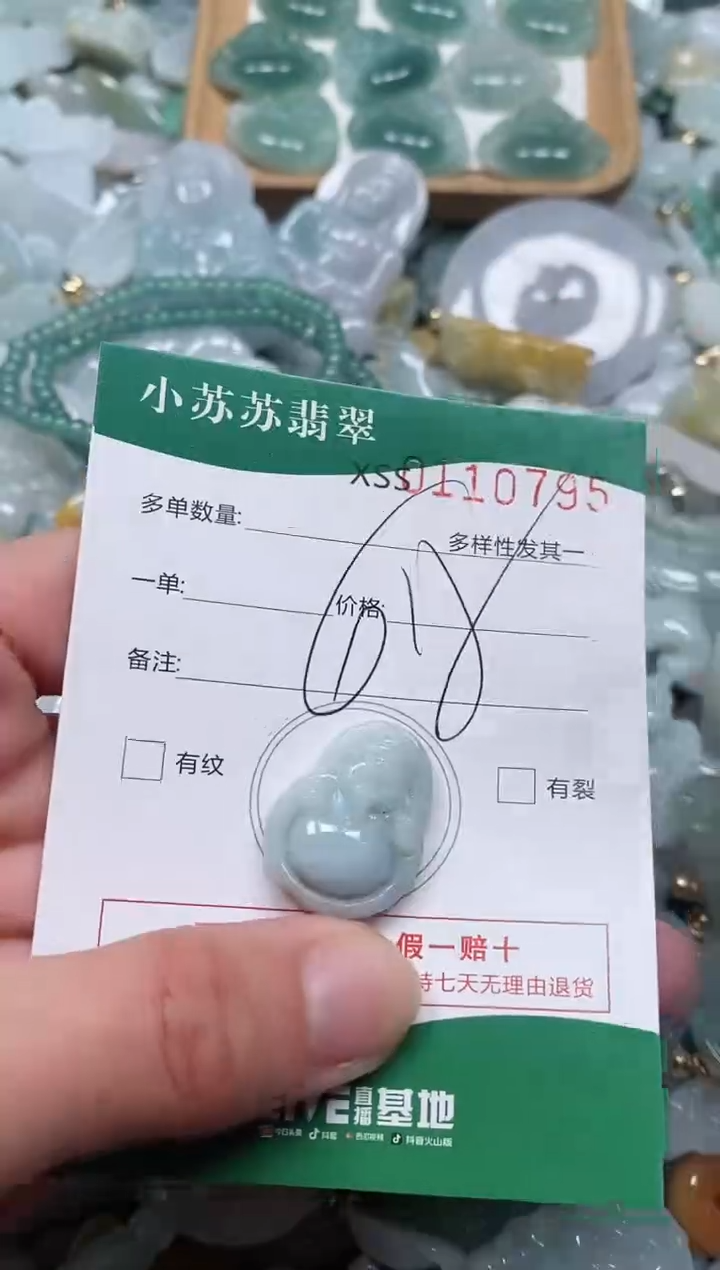 【闪购商品】翡翠颈饰未镶嵌闪购商品0110795