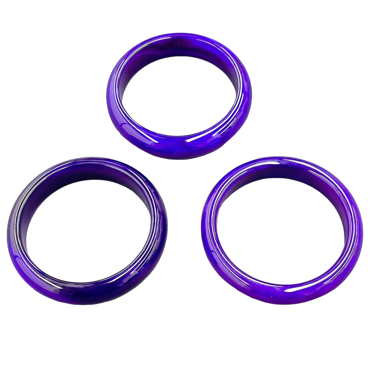 【符老板】s1092-复古紫俱来玛瑙宽条手镯-多样性只发一件-赠礼盒