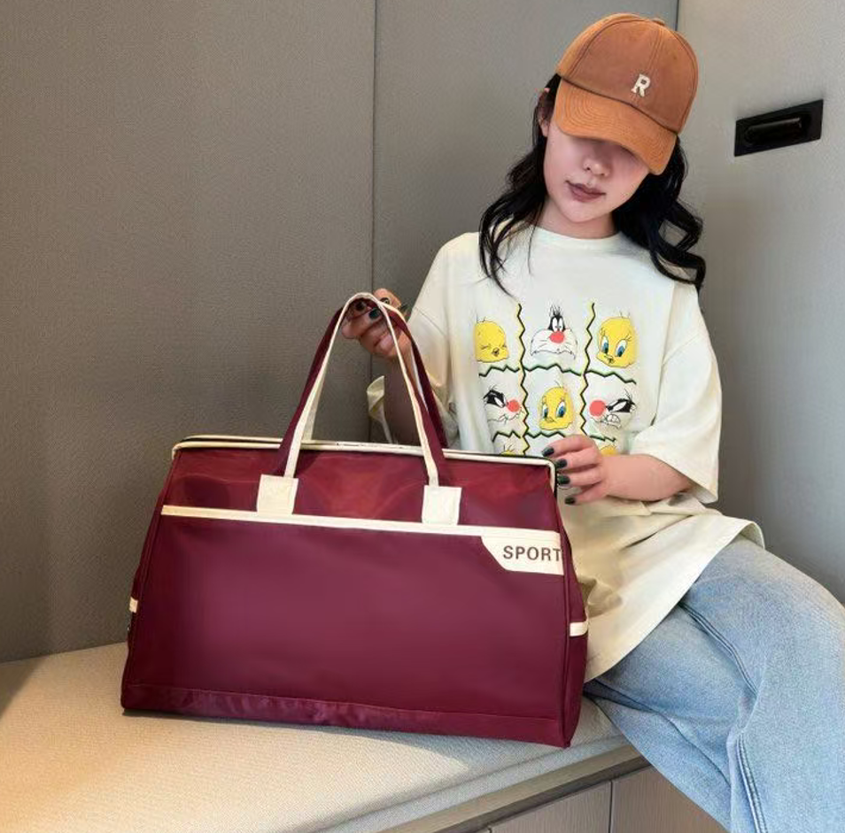 1102 运动休闲大容量多层手拎旅行包 JJ