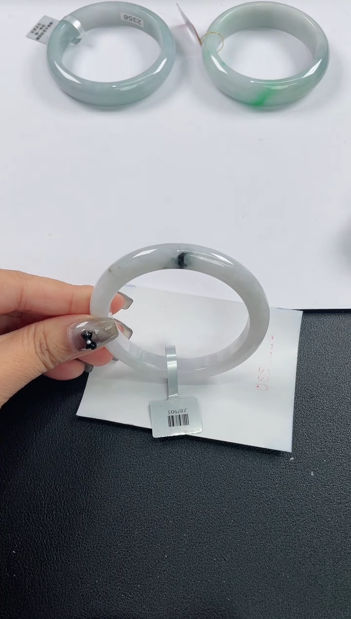 未镶嵌手镯翡翠基地发货H8981 53+