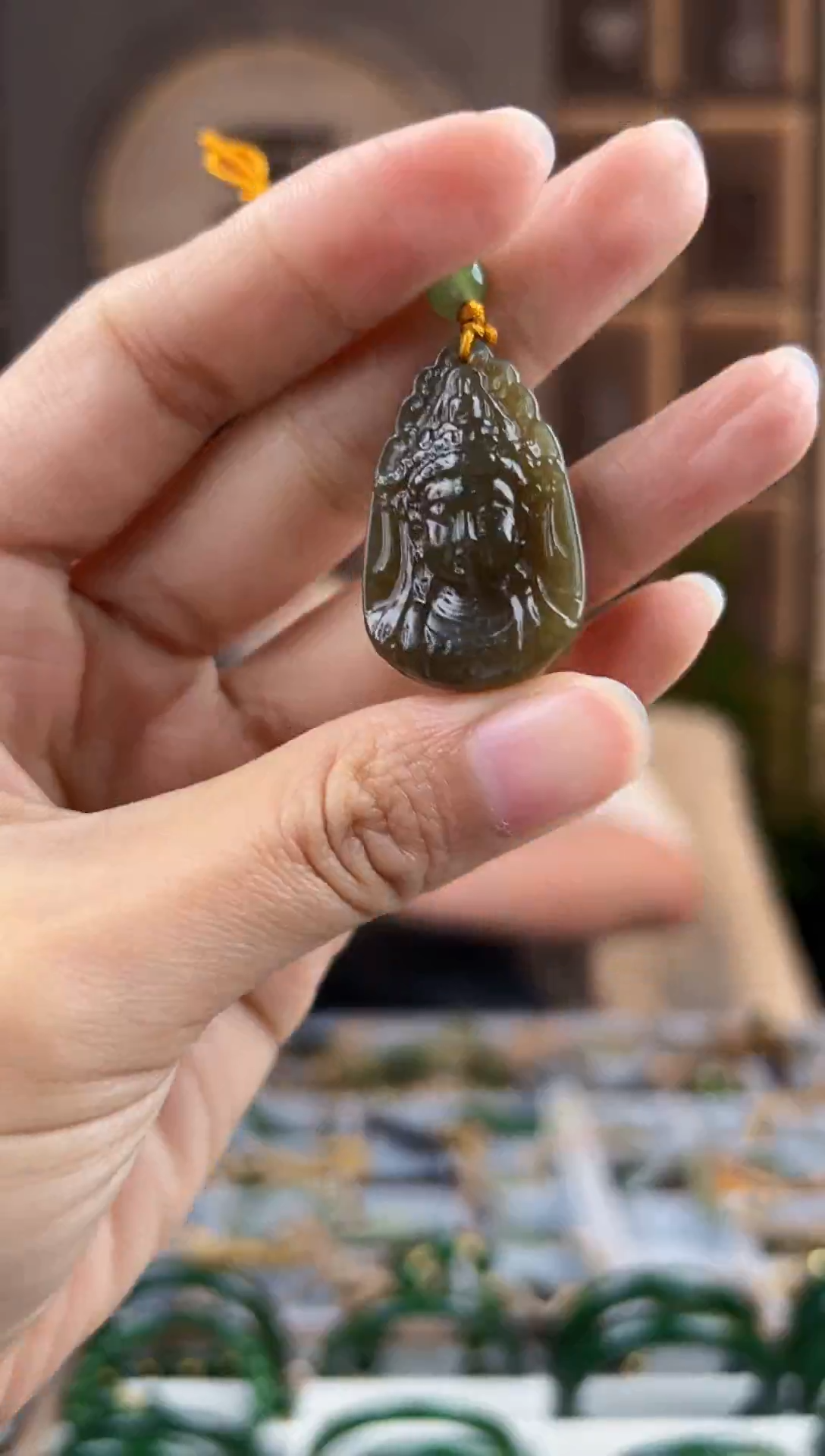 颈饰未镶嵌和田玉拍一发一，拍一发一