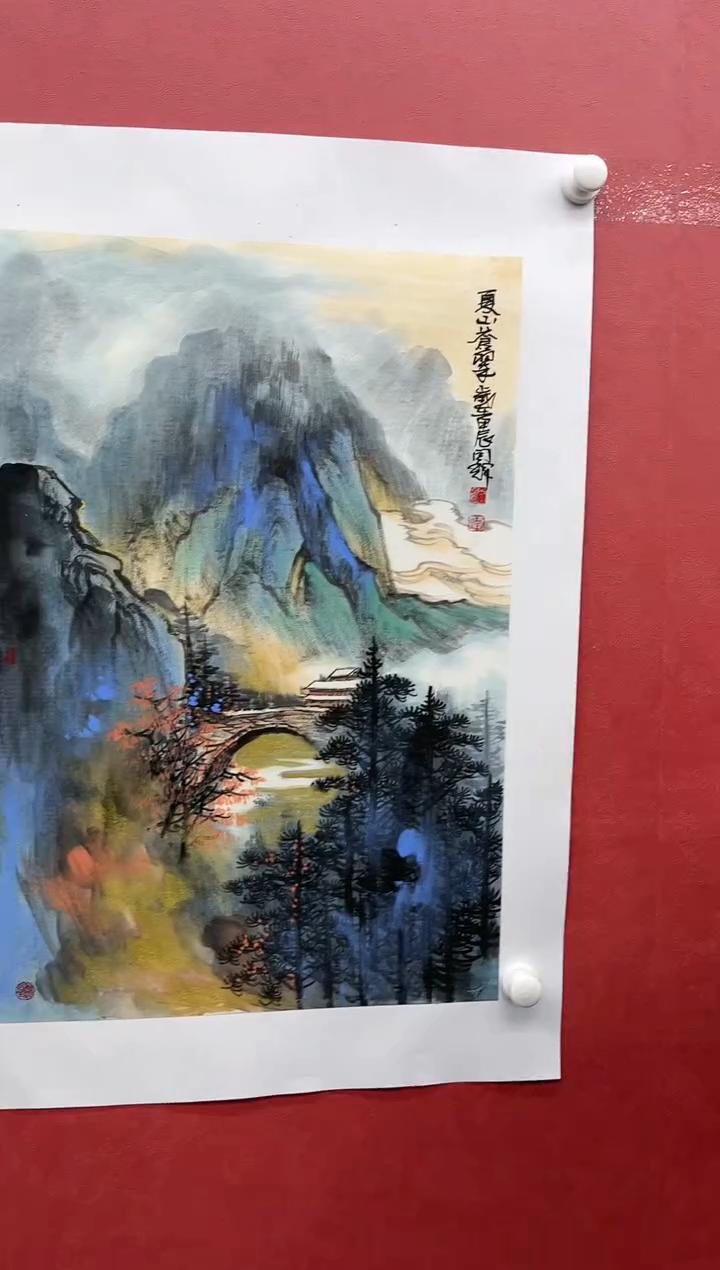 【闪购商品】绘画闫辉-2.7平尺-山水-纸片