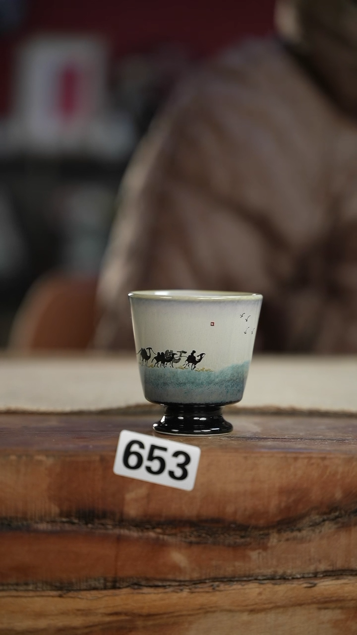 【闪购商品】杯等烟雨陶瓷手作653