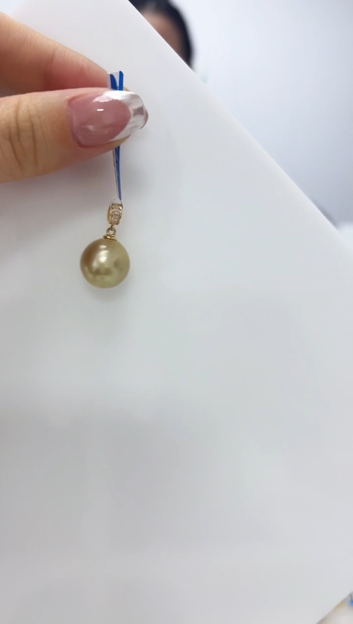 【闪购商品】海水珍珠DA银S925镶嵌吊坠 V2874