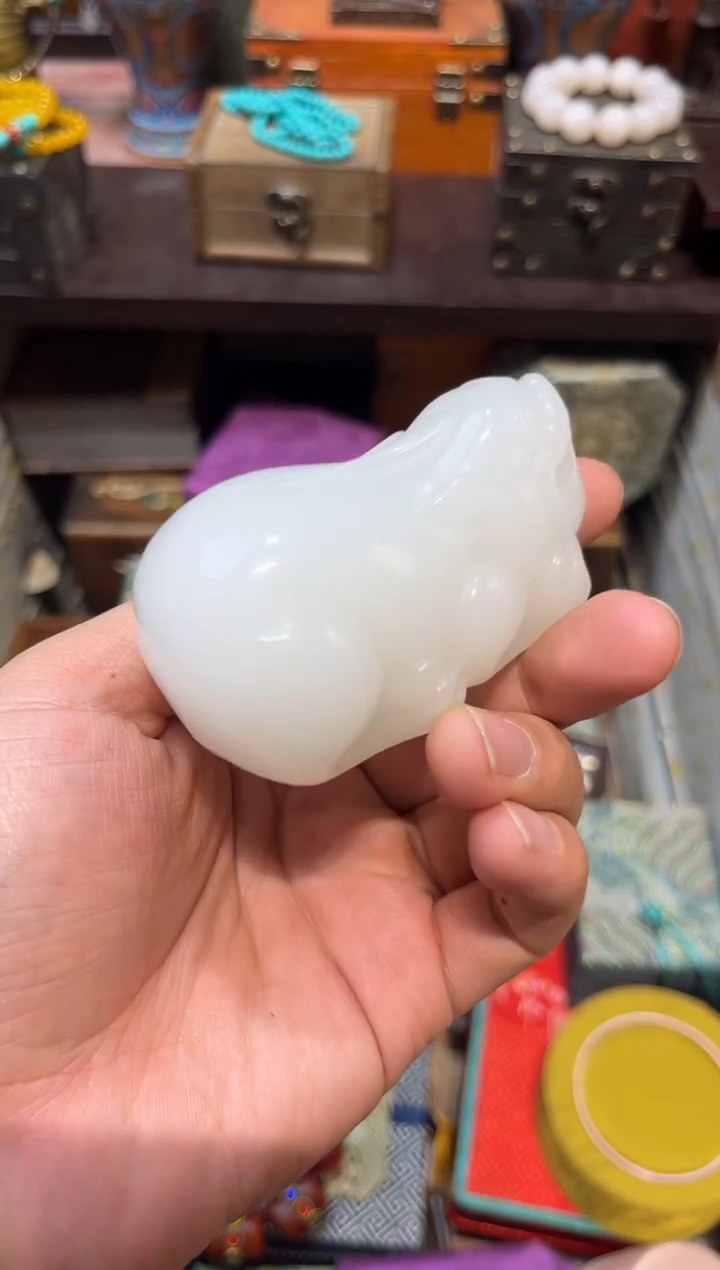 和田玉未镶嵌摆件S瑞哥专属高端精品46