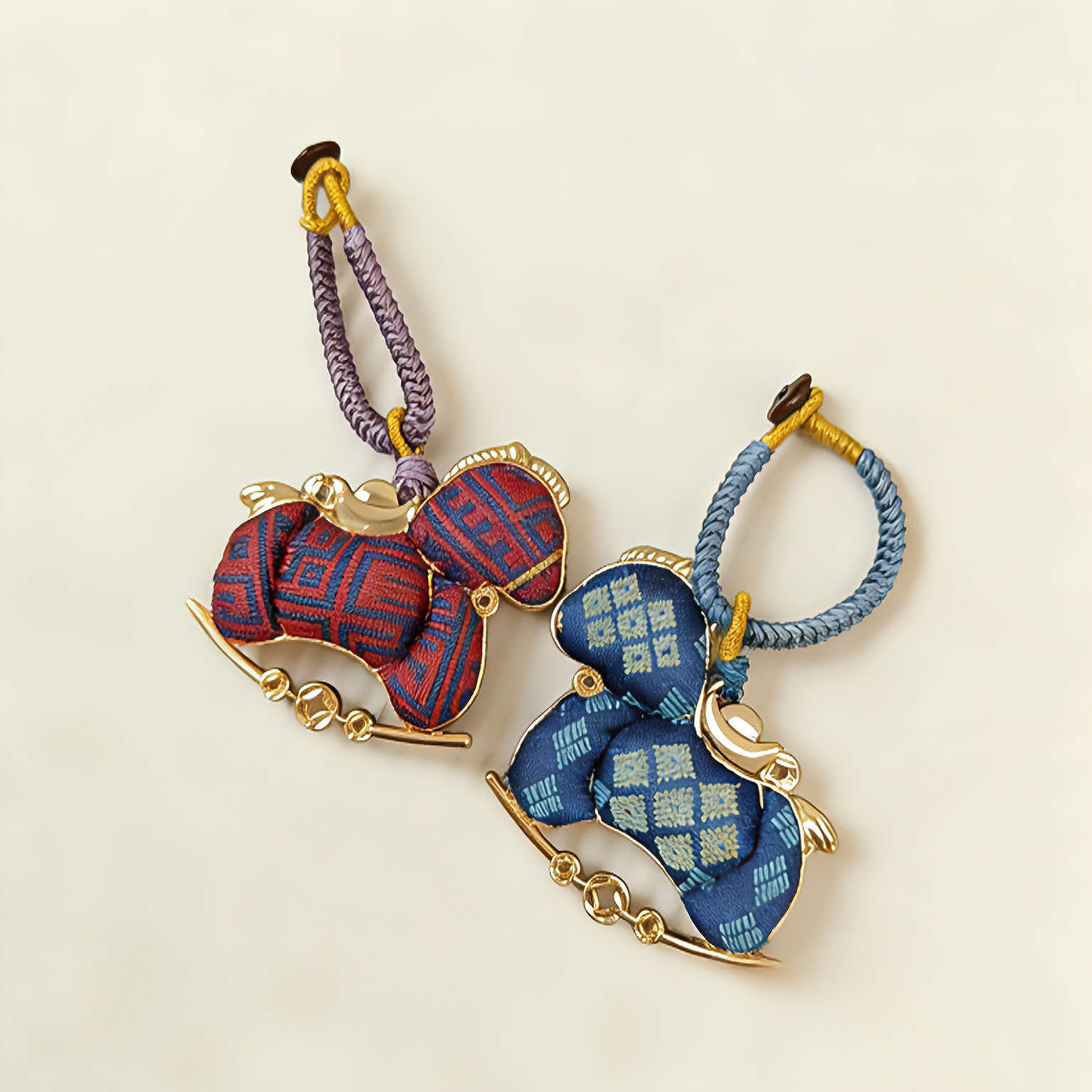 广西壮锦小马挂件新中式挂件包挂钥匙挂件马上有钱