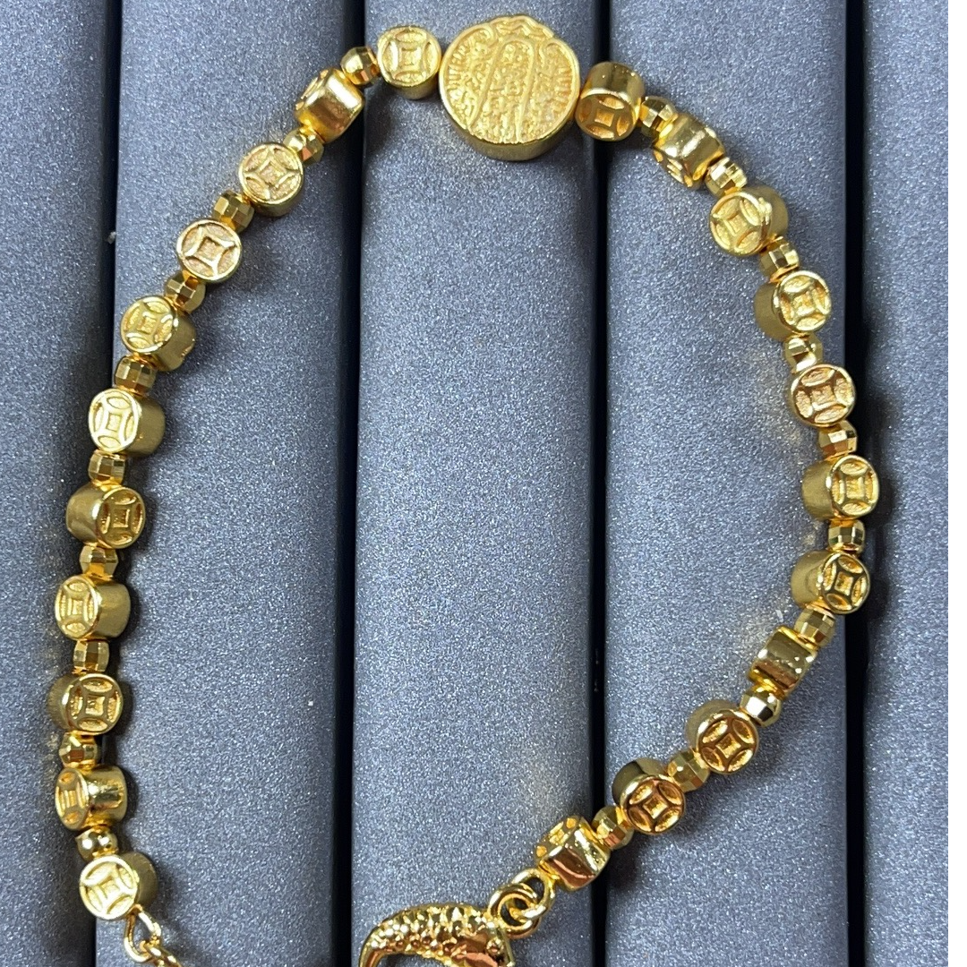 宝阁甄选黄币手链287