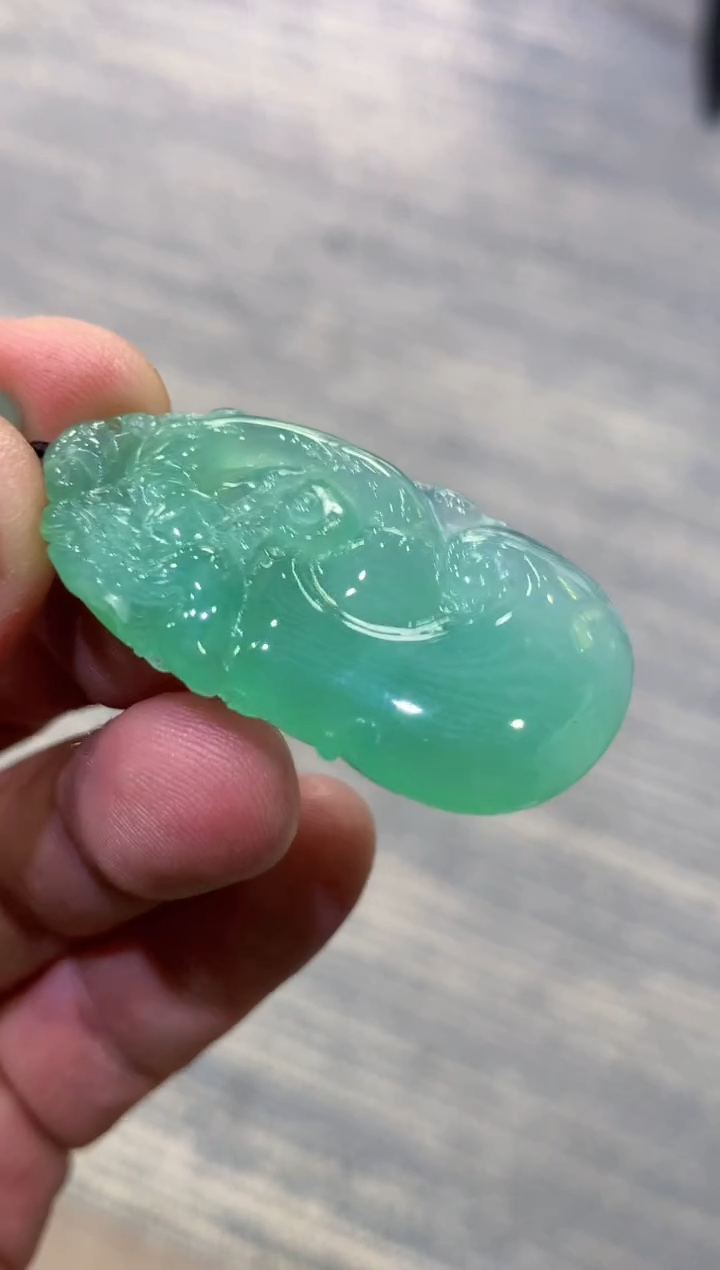 颈饰未镶嵌翡翠天然A货翡翠