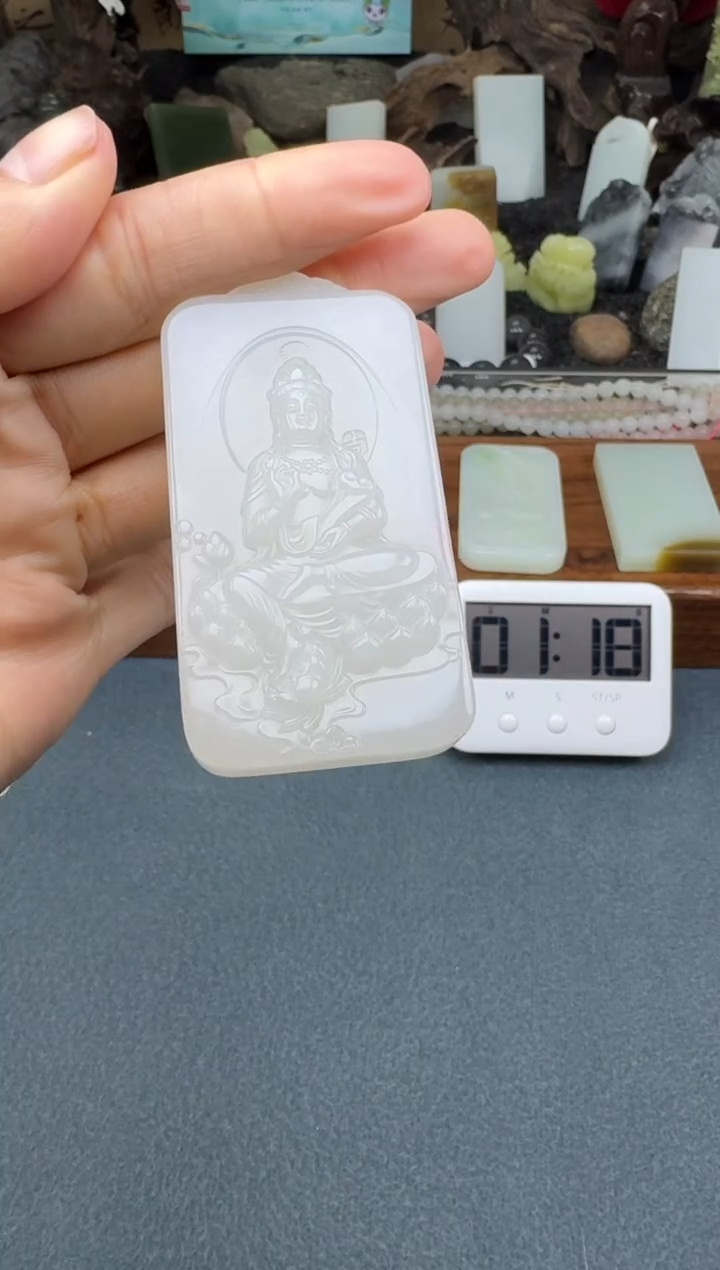 【闪购商品】和田玉颈饰未镶嵌开心